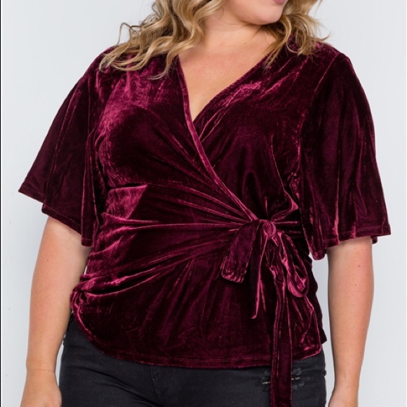 Cora Curvy Fit, Tie Me Velvet - Picture 2 of 3